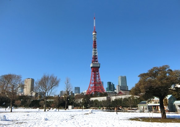雪と東京タワー 2018